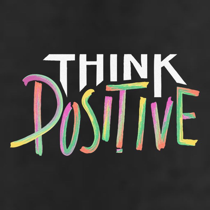 Think Positive Inspirational Adult Drive Performance Visor