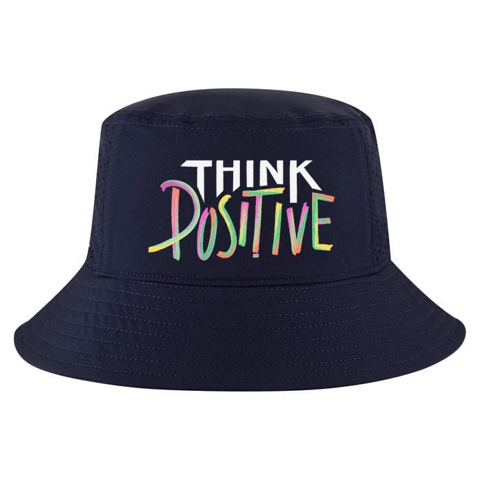 Think Positive Inspirational Cool Comfort Performance Bucket Hat