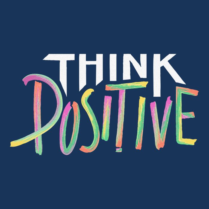 Think Positive Inspirational Cool Comfort Performance Bucket Hat