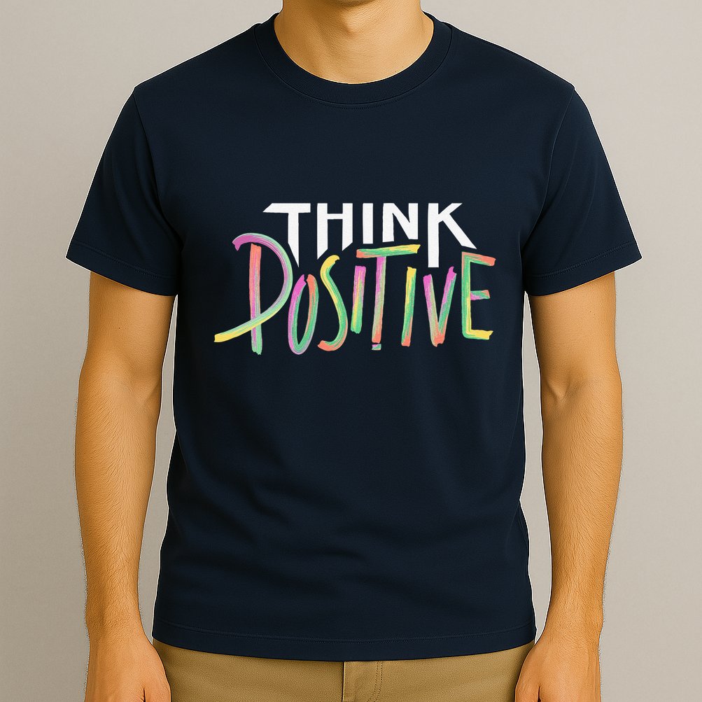 Think Positive Inspirational T-Shirt