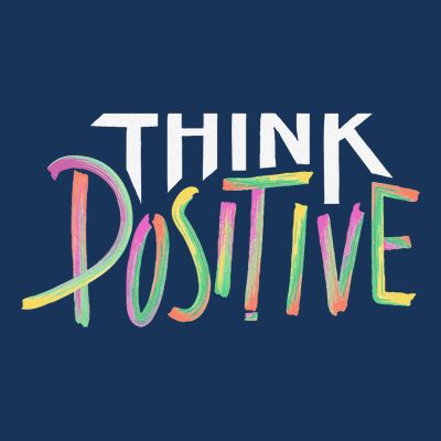 Think Positive Inspirational T-Shirt