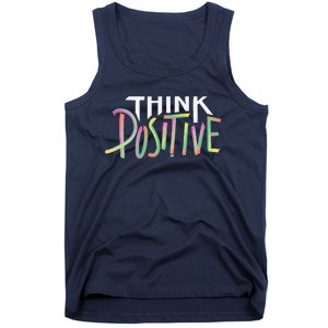 Think Positive Inspirational Tank Top