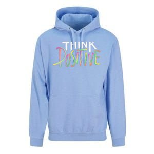 Think Positive Inspirational Unisex Surf Hoodie