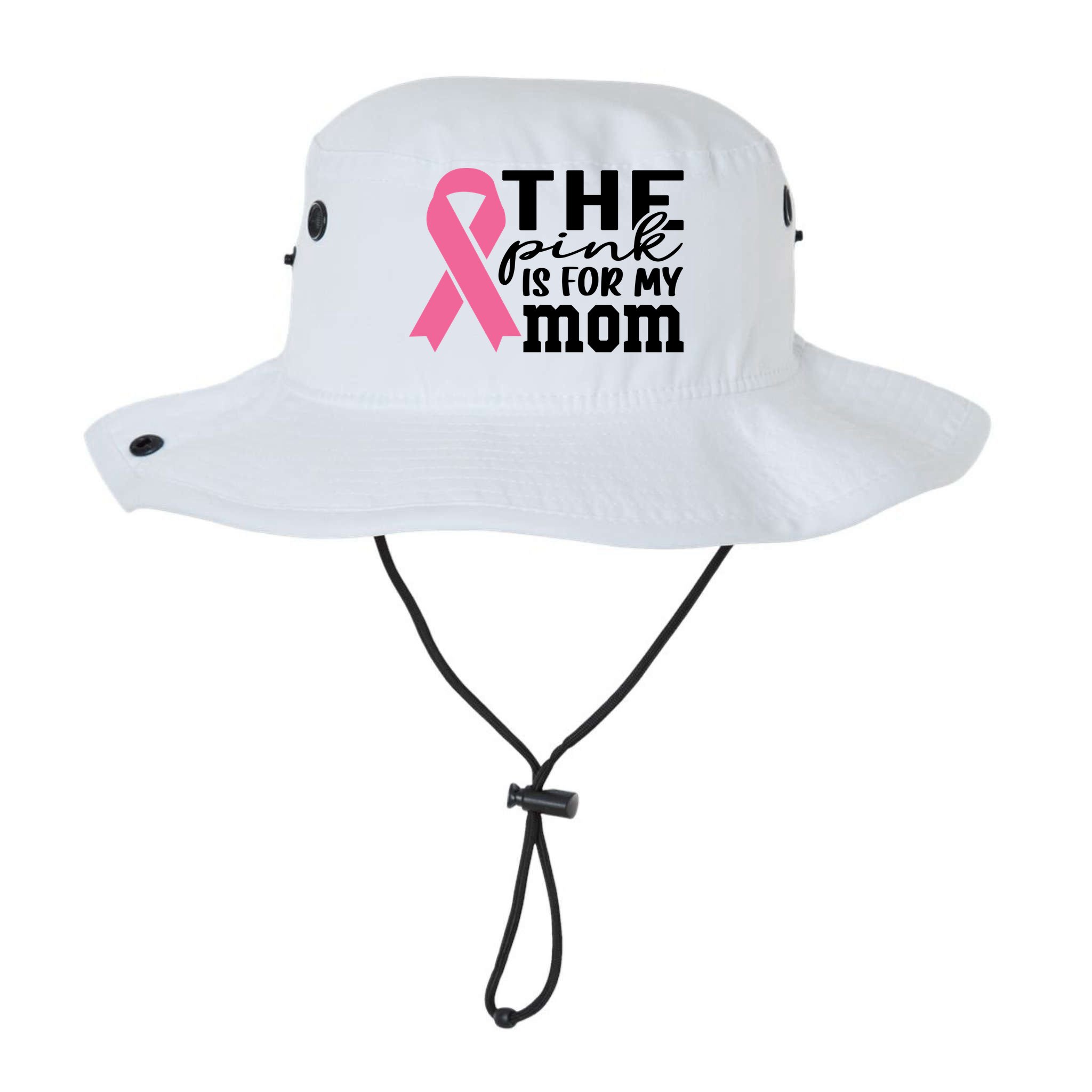 The Pink Is For My Mom Breast Cancer Awareness Bucket Hat