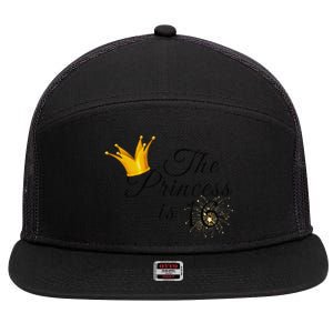 The Princes Is 16 Sweet Sixteen 16th Birthday Party Gifts 7 Panel Mesh Trucker Snapback Hat