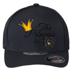 The Princes Is 16 Sweet Sixteen 16th Birthday Party Gifts Flexfit Unipanel Trucker Cap