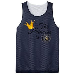 The Princes Is 16 Sweet Sixteen 16th Birthday Party Gifts Mesh Reversible Basketball Jersey Tank