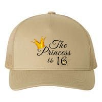 The Princes Is 16 Sweet Sixteen 16th Birthday Party Gifts Yupoong Adult 5-Panel Trucker Hat