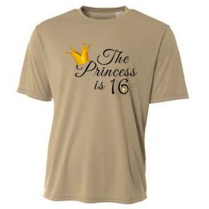 The Princes Is 16 Sweet Sixteen 16th Birthday Party Gifts Cooling Performance Crew T-Shirt