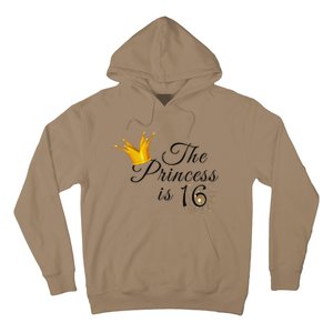 The Princes Is 16 Sweet Sixteen 16th Birthday Party Gifts Hoodie