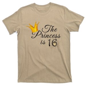 The Princes Is 16 Sweet Sixteen 16th Birthday Party Gifts T-Shirt