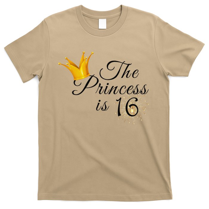 The Princes Is 16 Sweet Sixteen 16th Birthday Party Gifts T-Shirt