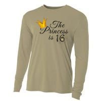 The Princes Is 16 Sweet Sixteen 16th Birthday Party Gifts Cooling Performance Long Sleeve Crew