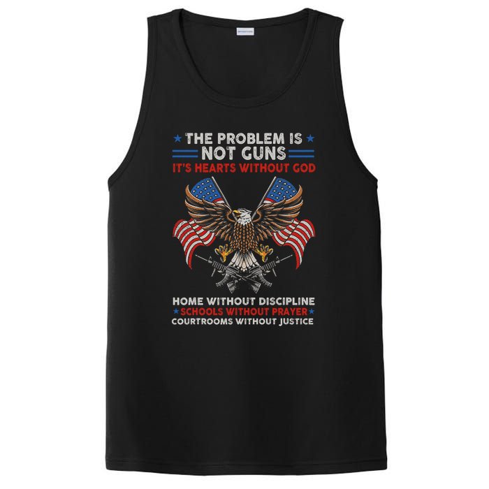 The Problem Is Not Guns ItS Hearts Without God PosiCharge Competitor Tank