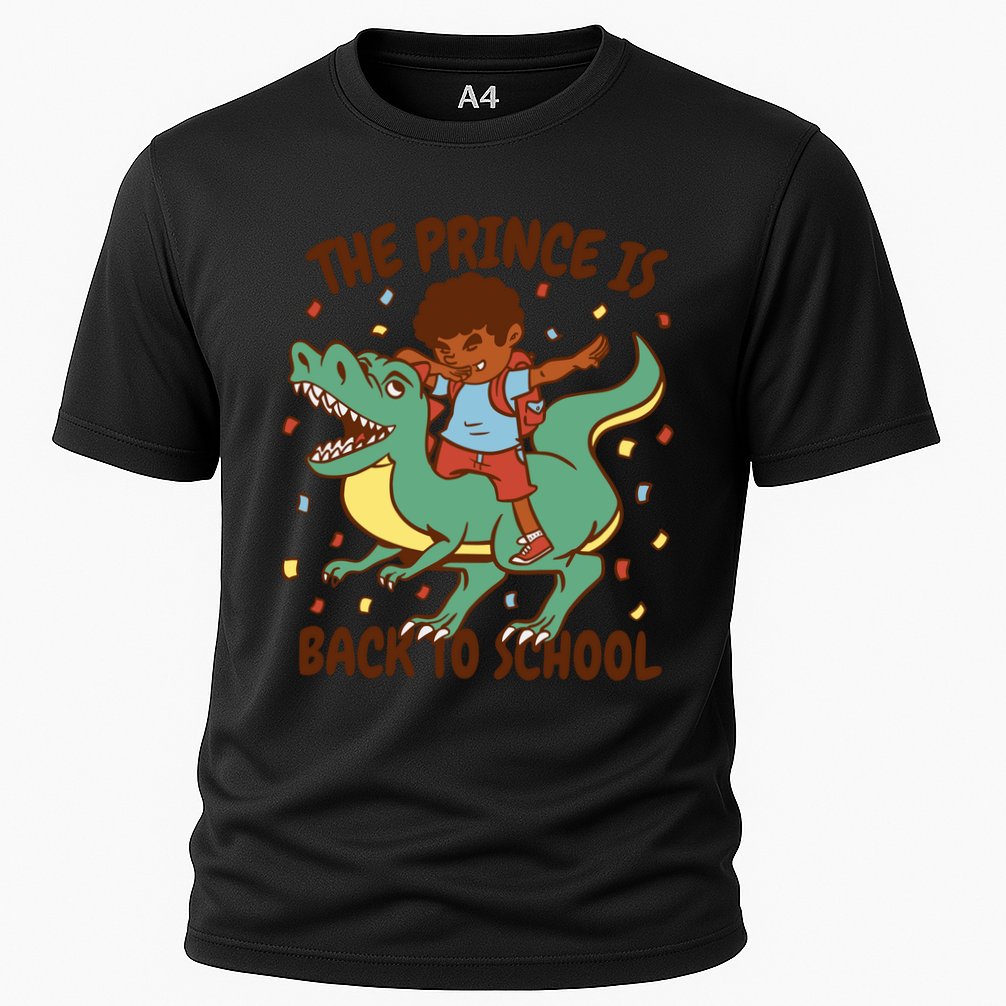 The Prince Is Back To School Dinosaur Dab Performance Shirt