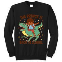 The Prince Is Back To School Dinosaur Dab Sweatshirt