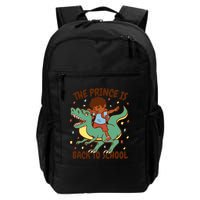 The Prince Is Back To School Dinosaur Dab Backpack