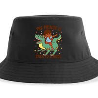 The Prince Is Back To School Dinosaur Dab Sustainable Bucket Hat