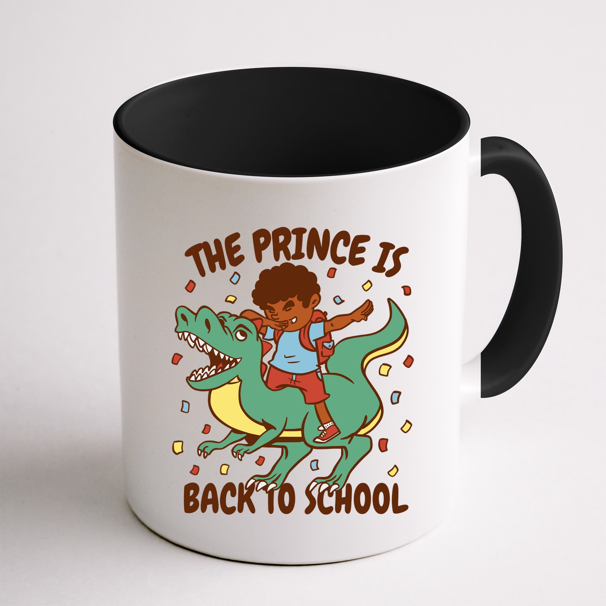 The Prince Is Back To School Dinosaur Dab Mug