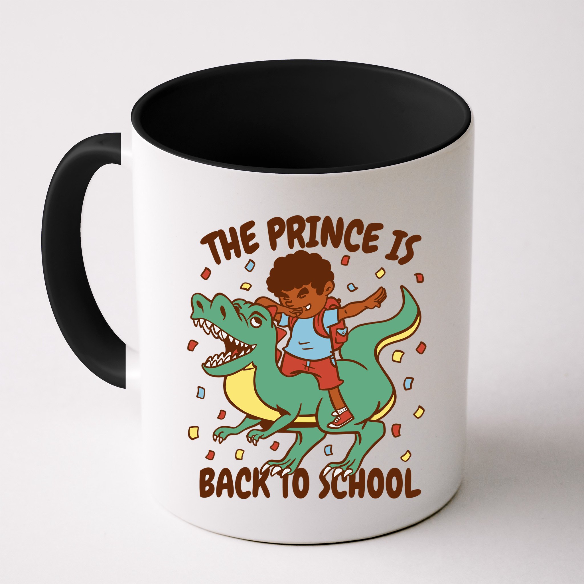 The Prince Is Back To School Dinosaur Dab Mug
