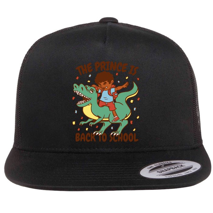 The Prince Is Back To School Dinosaur Dab Flatbill Hat