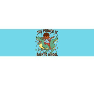 The Prince Is Back To School Dinosaur Dab Bumper Sticker