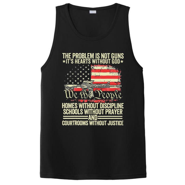 The Problem Is Not Guns ItS Hearts Without God PosiCharge Competitor Tank