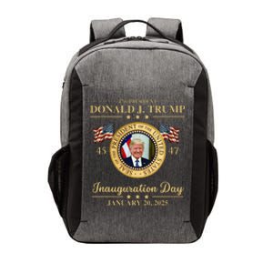 Trump Photo Inauguration Day January 2025 Usa Flag Formal Vector Backpack