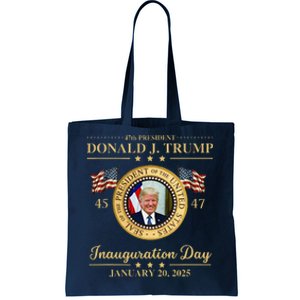 Trump Photo Inauguration Day January 2025 Usa Flag Formal Tote Bag