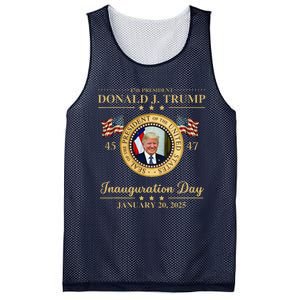 Trump Photo Inauguration Day January 2025 Usa Flag Formal Mesh Reversible Basketball Jersey Tank