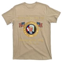 Trump Photo Inauguration Day January 2025 Usa Flag Formal T-Shirt