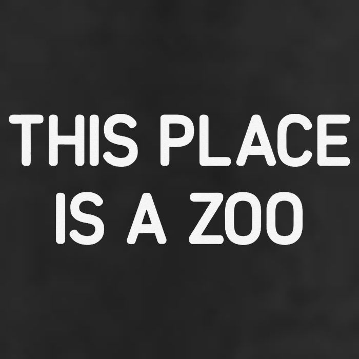 This Place Is A Zoo Funny Jokes Sarcastic Tumbler