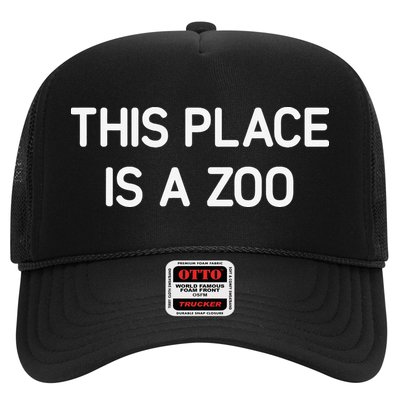 This Place Is A Zoo Funny Jokes Sarcastic Hat