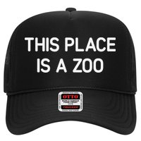 This Place Is A Zoo Funny Jokes Sarcastic Hat