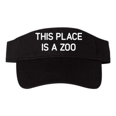 This Place Is A Zoo Funny Jokes Sarcastic Visor