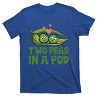 Two Peas In A Pod Valentines Day In Love Vegan Vegetables Gift T-Shirt