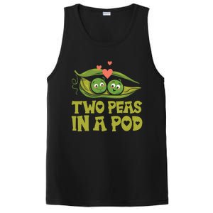 Two Peas In A Pod Valentines Day In Love Vegan Vegetables Cool Gift PosiCharge Competitor Tank