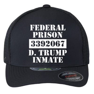 Trump Prison Inmate Federal Prison 3392067 Halloween Costume Flexfit Unipanel Trucker Cap