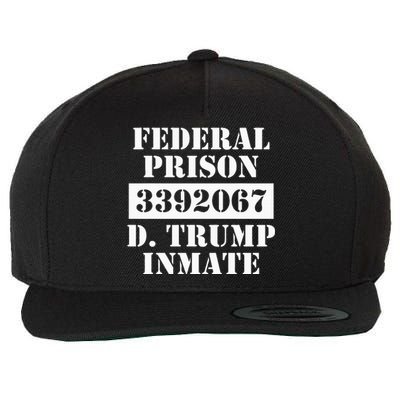 Trump Prison Inmate Federal Prison 3392067 Halloween Costume Wool Snapback Cap