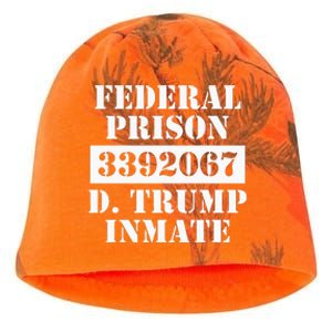 Trump Prison Inmate Federal Prison 3392067 Halloween Costume Kati - Camo Knit Beanie