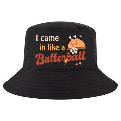 Thanksgiving Puns I Came In Like A Butterball Funny Turkey Cool Comfort Performance Bucket Hat