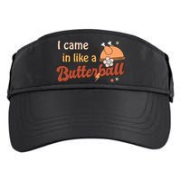 Thanksgiving Puns I Came In Like A Butterball Funny Turkey Adult Drive Performance Visor