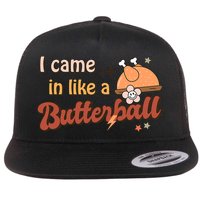 Thanksgiving Puns I Came In Like A Butterball Funny Turkey Flat Bill Trucker Hat