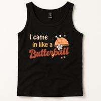 Thanksgiving Puns I Came In Like A Butterball Funny Turkey Tank Top