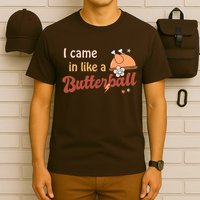 Thanksgiving Puns I Came In Like A Butterball Funny Turkey T-Shirt
