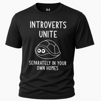 Turtle Pun Introverts Unite Funny Jokes Sarcastic Performance Shirt
