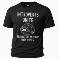 Turtle Pun Introverts Unite Funny Jokes Sarcastic Performance Shirt