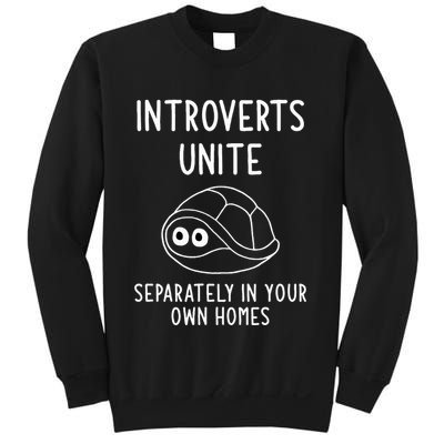 Turtle Pun Introverts Unite Funny Jokes Sarcastic Sweatshirt