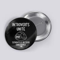 Turtle Pun Introverts Unite Funny Jokes Sarcastic Button