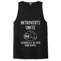 Turtle Pun Introverts Unite Funny Jokes Sarcastic PosiCharge Competitor Tank
